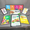 Pameran Menu Pengiklanan Aluminium Panel Magnet Led